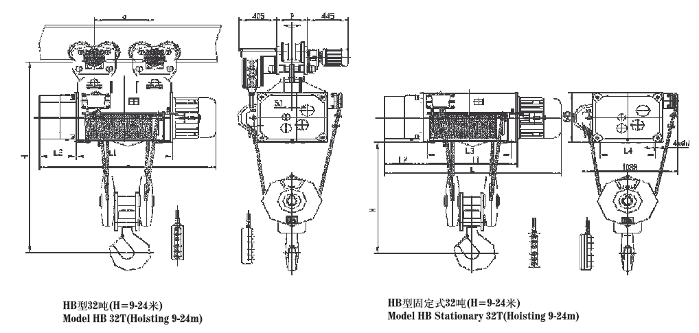 HB型防爆鋼絲繩電動(dòng)葫蘆